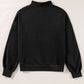 Half Zip Long Sleeve Sweatshirt