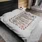 Blanket gift for Son from Dad and Mom, Son  Message Blanket, Velveteen Plush Blanket Perfect gift for Dorm Room,