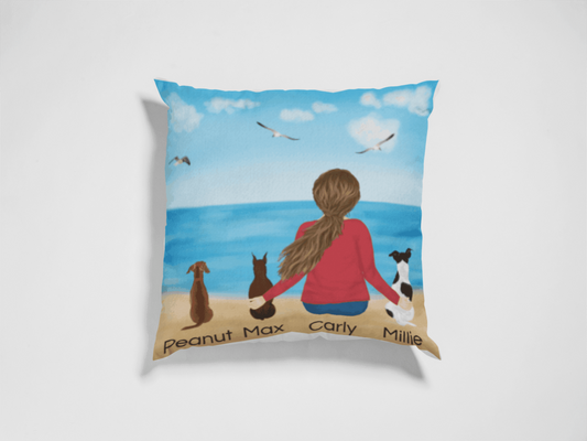 Customizable Dog Lover Pillow