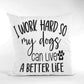 Customizable Dog Lover Pillow