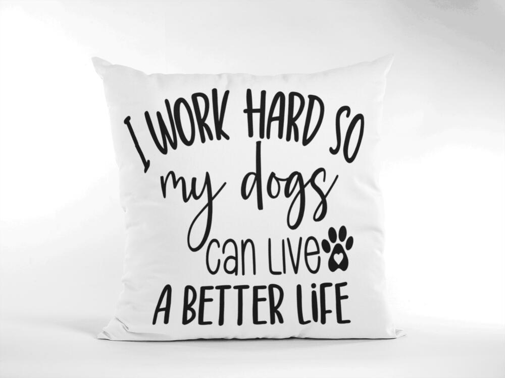 Customizable Dog Lover Pillow