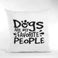 Customizable Dog Lover Pillow