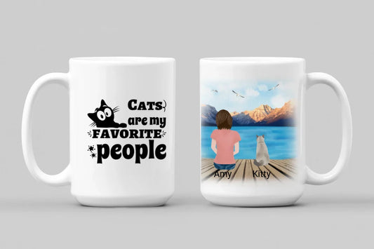 Personalized Cat Mom Mug  Cat Quote 11 or 15 oz. Coffee Mug