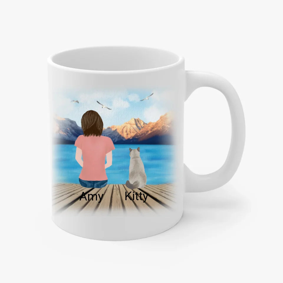 Personalized Cat Mom Mug  Cat Quote 11 or 15 oz. Coffee Mug