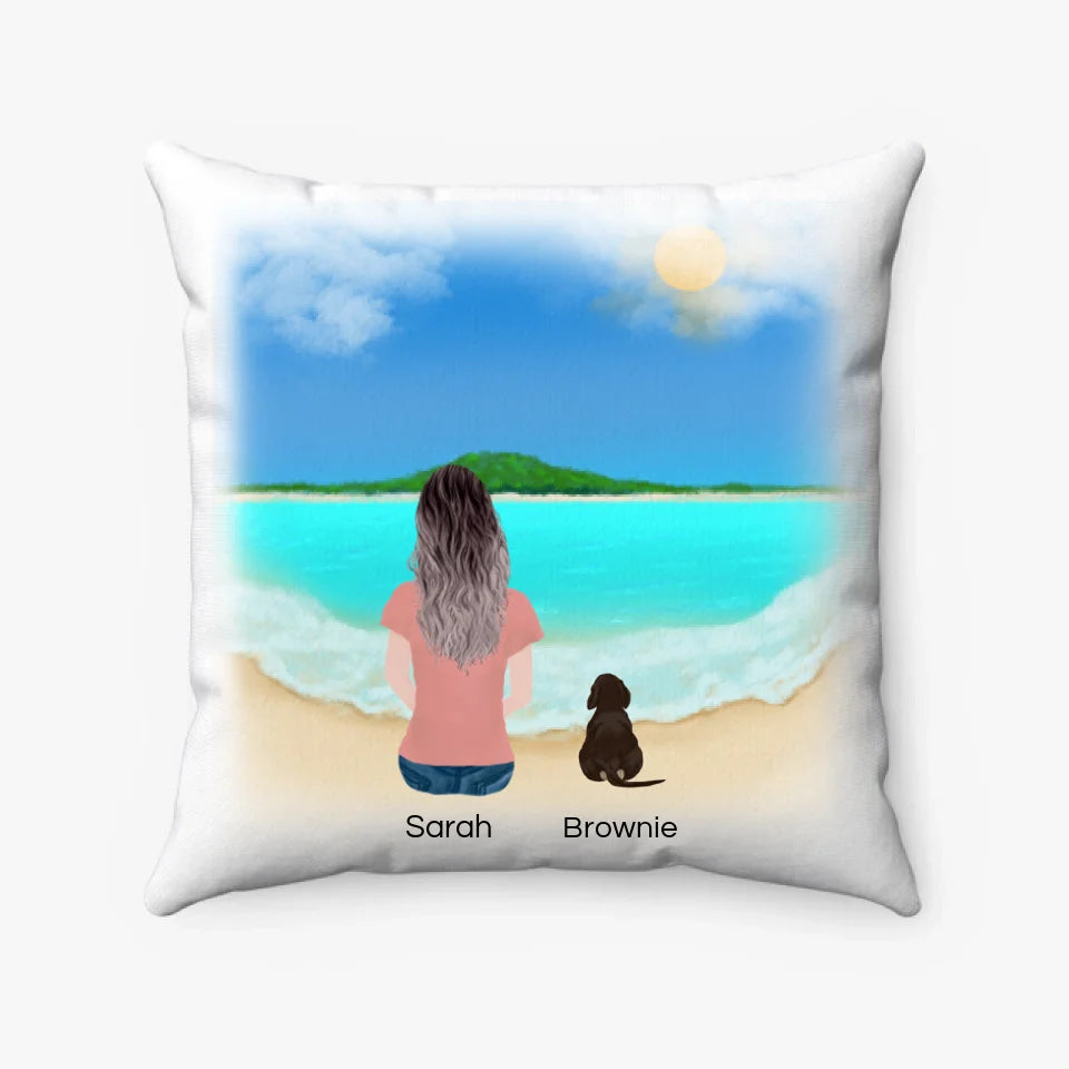 Customizable Dog Lover Pillow