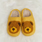 Melody Teddy Bear Print Plush Slide Slippers