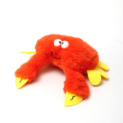 Cat Interactive Plush Fish, Crab, Penguin or Bird Toy Makes Sounds and Moves Around