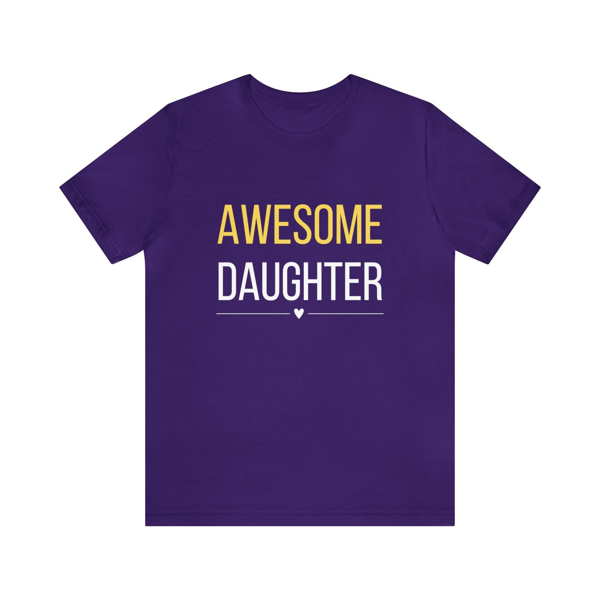 Awesome Daughter T-shirt, Gift for Daughter Short sleeve tee - I Love Heartstrings