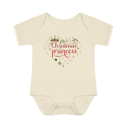 Christmas Body suit for Baby girl, Christmas Princess shirt, Baby 6-18 months Body Suit gift for Christmas - I Love Heartstrings