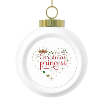 Christmas Princess Ball Ornament Gift for Daughter - I Love Heartstrings