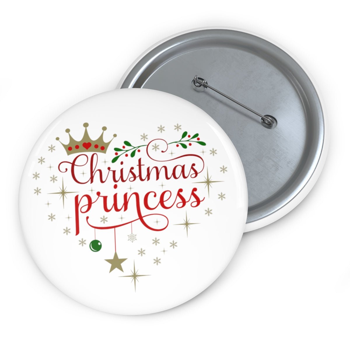 Christmas Princess Pin Buttons Gift for Daughter - I Love Heartstrings