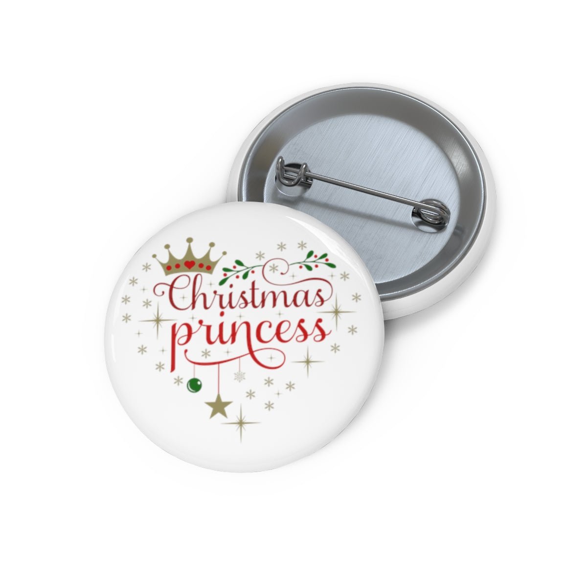 Christmas Princess Pin Buttons Gift for Daughter - I Love Heartstrings