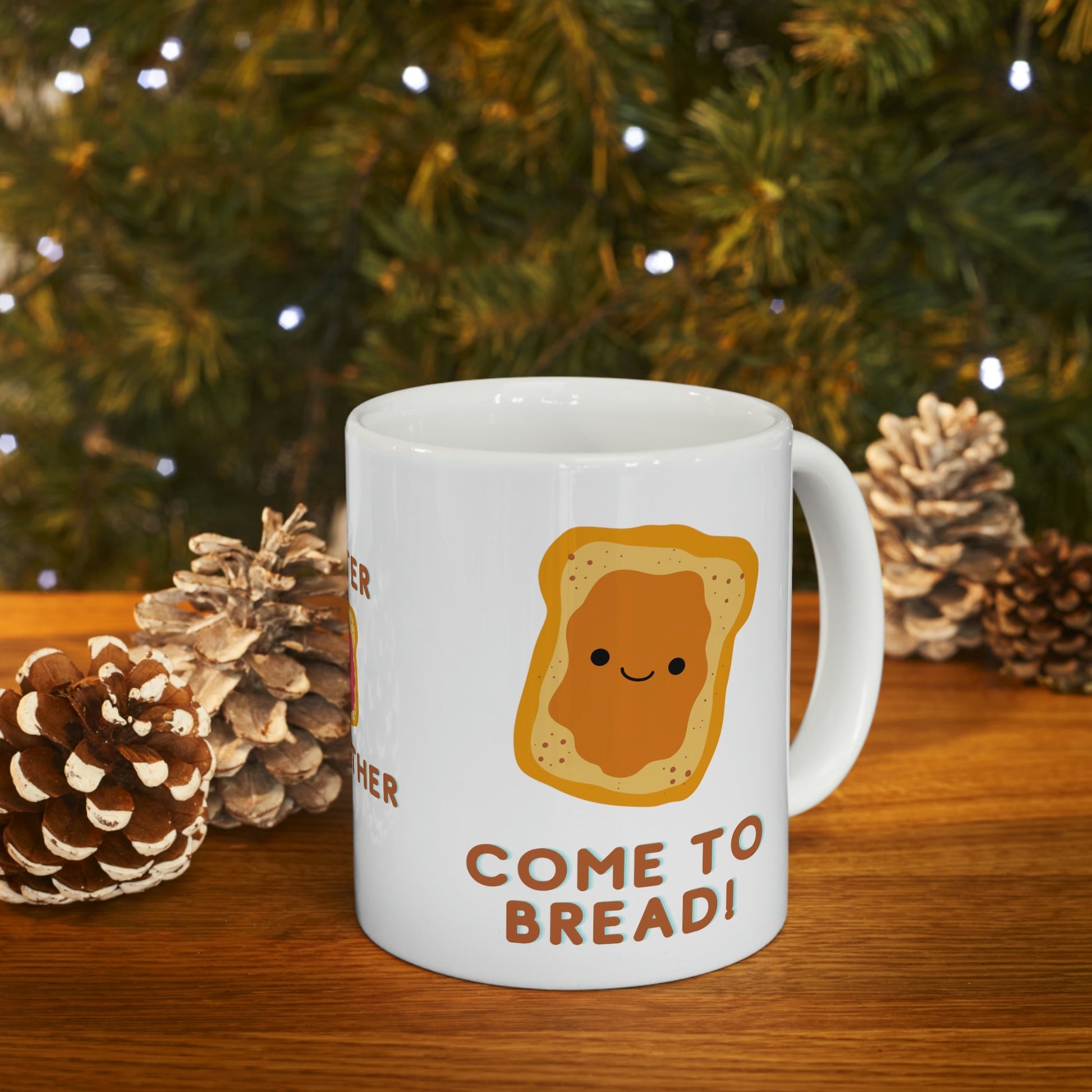 Come to Bread! Matching Coffee Mugs for Couples, His Hers Mug Set, His and Hers Mugs Funny, His and Hers Mug Set, Match Mug, Matching Mugs Couple, Custom Funny Couple Mug, for Him - I Love Heartstrings