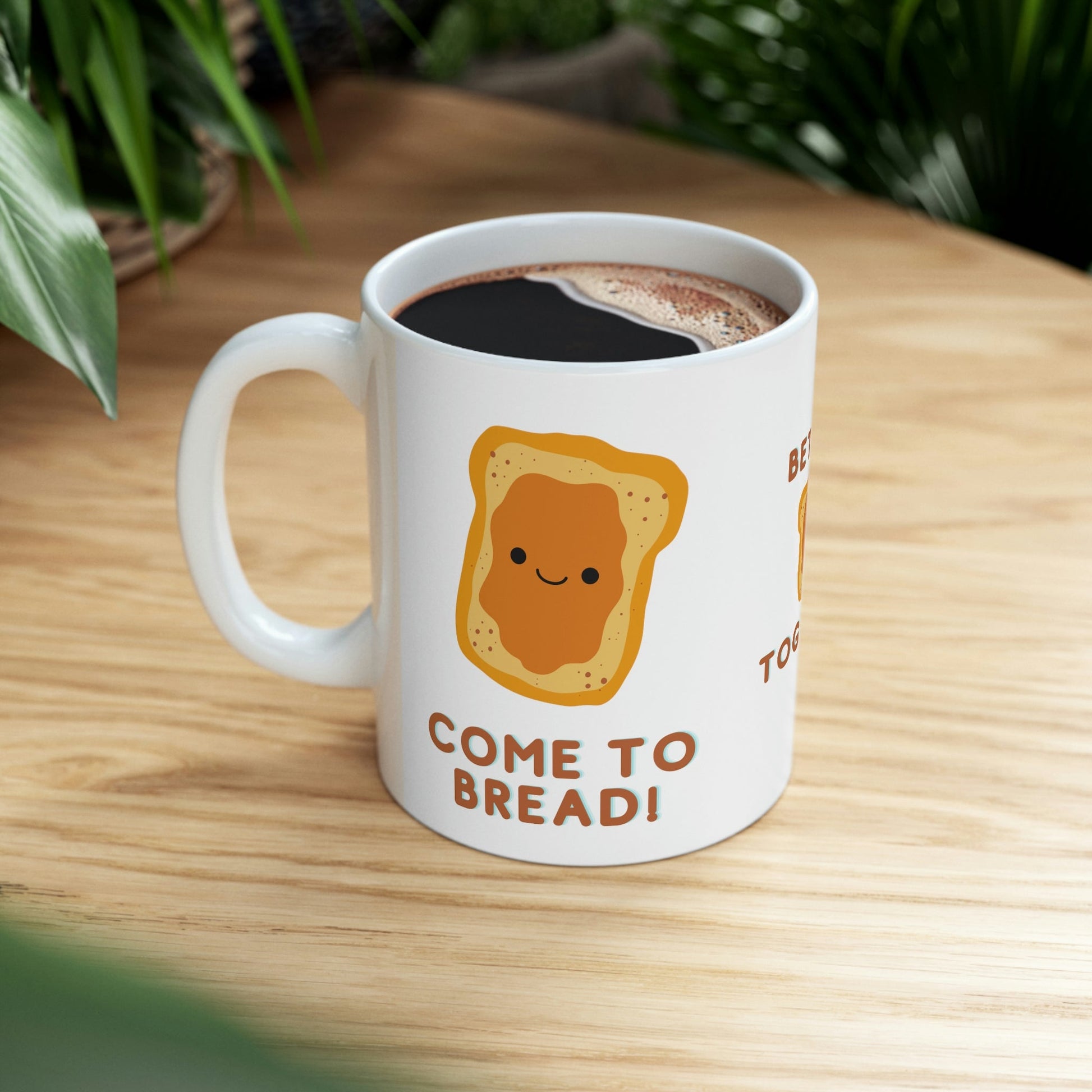 Come to Bread! Matching Coffee Mugs for Couples, His Hers Mug Set, His and Hers Mugs Funny, His and Hers Mug Set, Match Mug, Matching Mugs Couple, Custom Funny Couple Mug, for Him - I Love Heartstrings