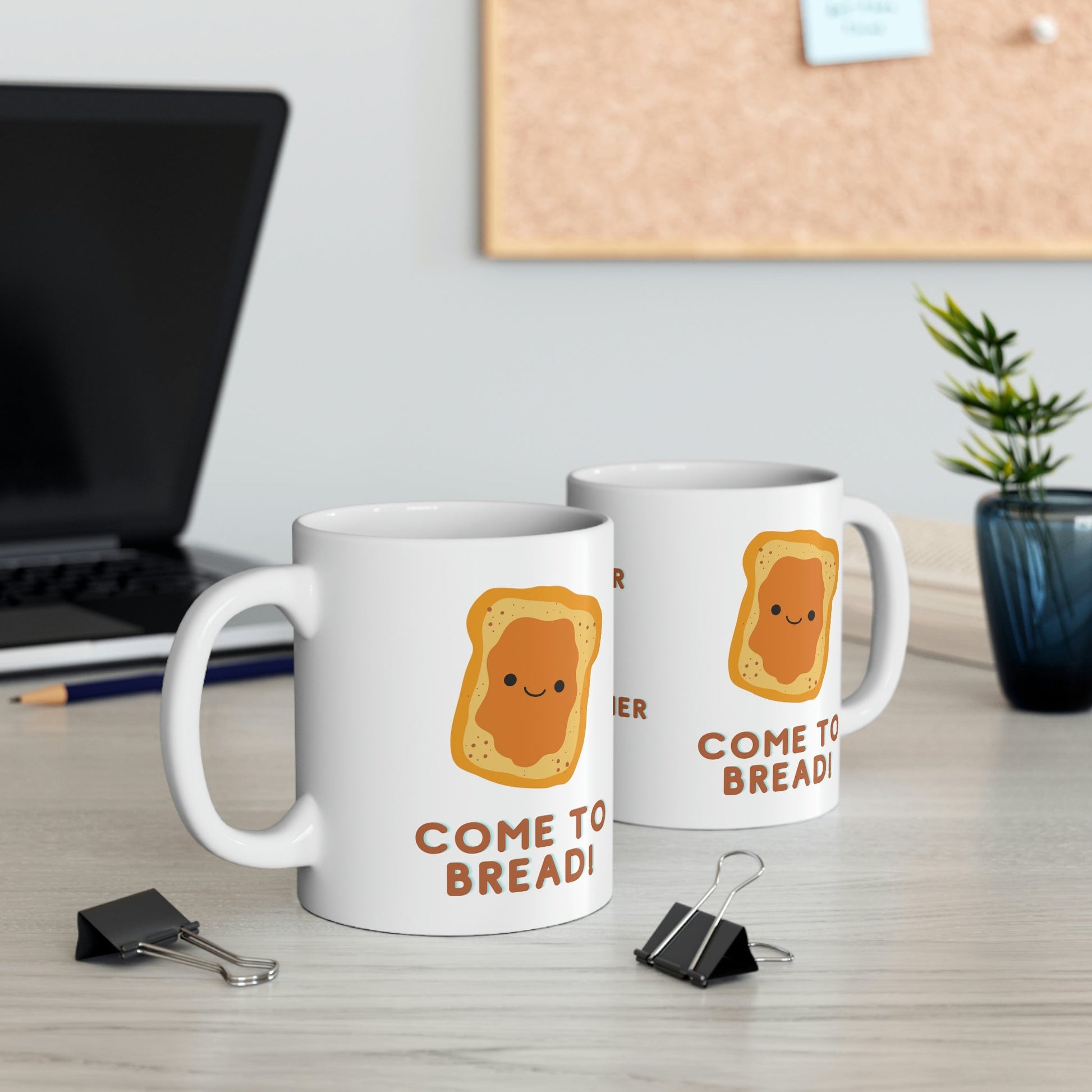 Come to Bread! Matching Coffee Mugs for Couples, His Hers Mug Set, His and Hers Mugs Funny, His and Hers Mug Set, Match Mug, Matching Mugs Couple, Custom Funny Couple Mug, for Him - I Love Heartstrings