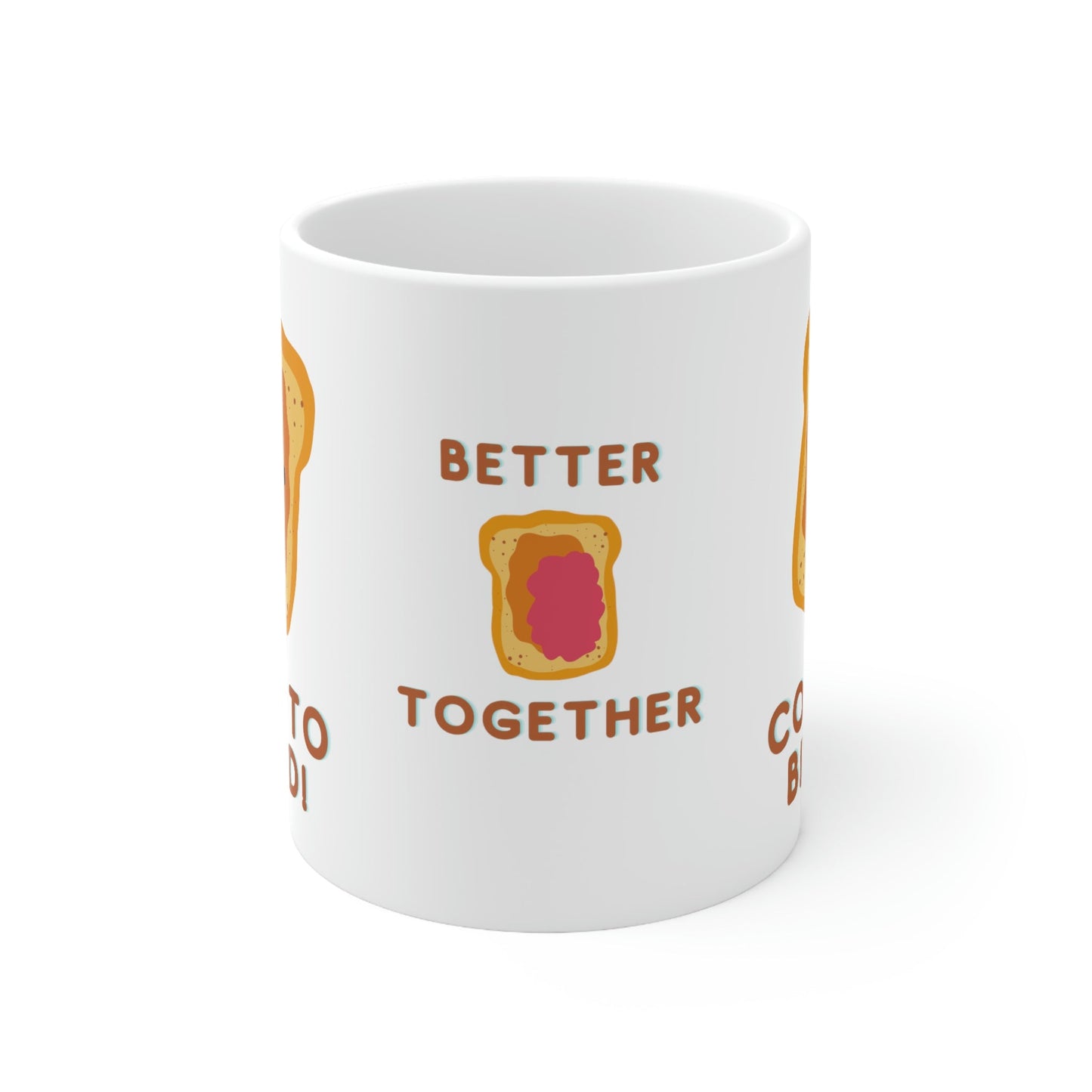 Come to Bread! Matching Coffee Mugs for Couples, His Hers Mug Set, His and Hers Mugs Funny, His and Hers Mug Set, Match Mug, Matching Mugs Couple, Custom Funny Couple Mug, for Him - I Love Heartstrings