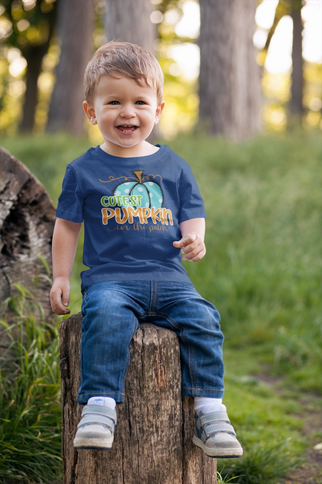 Cutest Pumpkin Tee for Toddlers Boys shirt - I Love Heartstrings