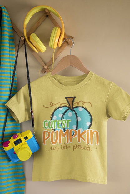 Cutest Pumpkin Tee for Toddlers Boys shirt - I Love Heartstrings