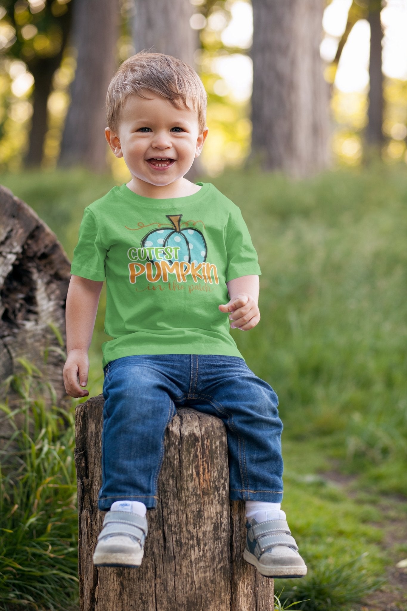 Cutest Pumpkin Tee for Toddlers Boys shirt - I Love Heartstrings