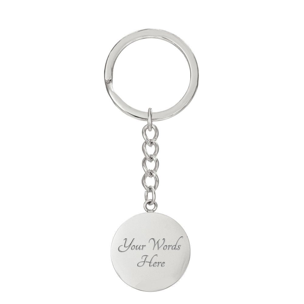 Dad Drive Safe Keychain - I Love Heartstrings