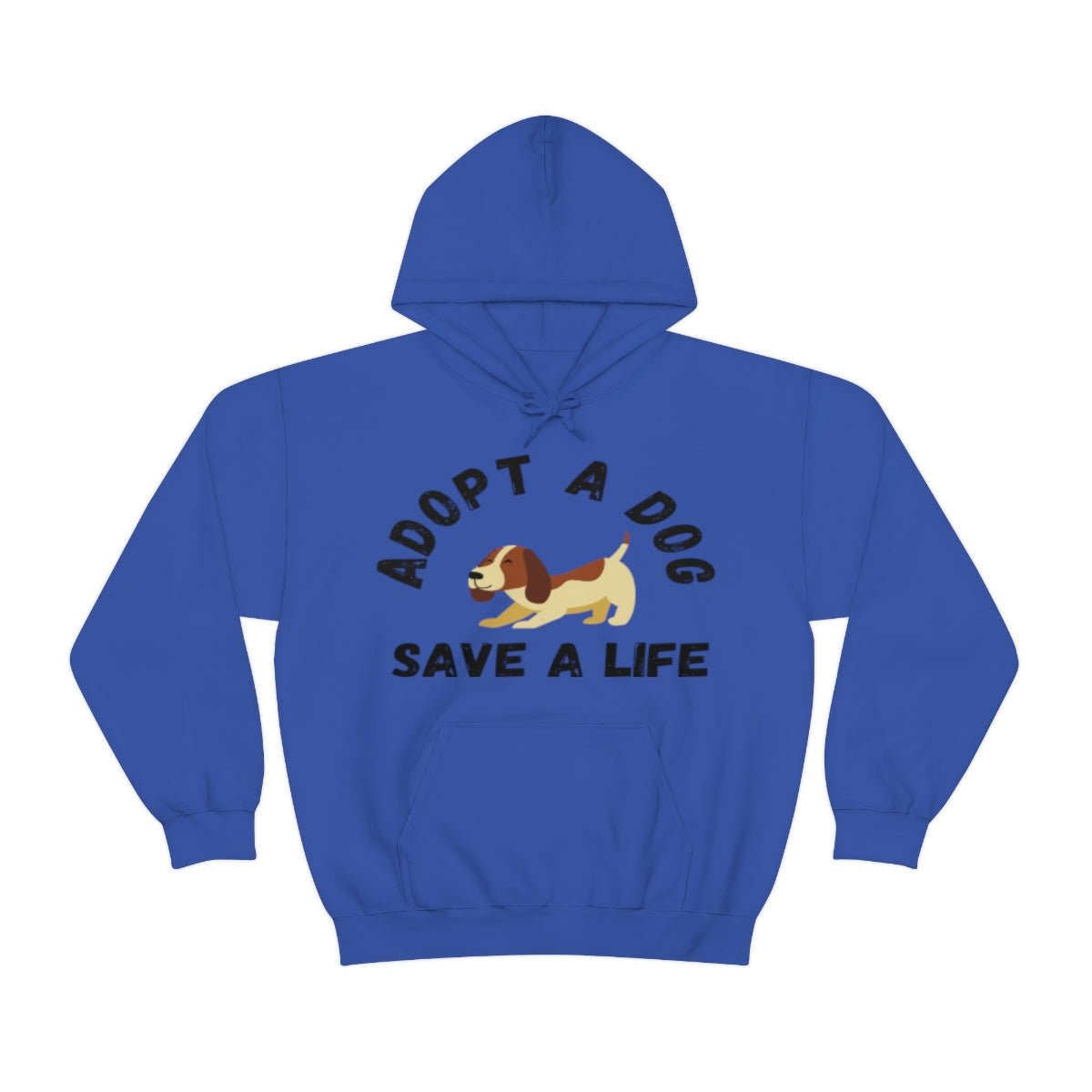 Dog Lover Adopt A Dog Unisex Hooded Sweatshirt - I Love Heartstrings