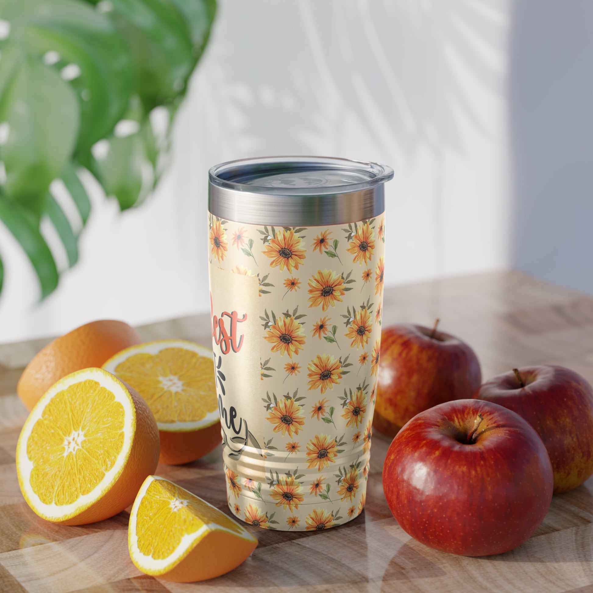 Flowered Ringneck Tumbler, 20oz Retirement gift The Best is Yet to come - I Love Heartstrings