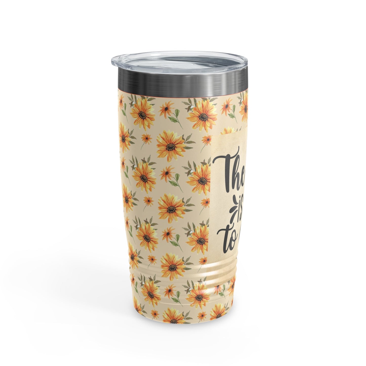 Flowered Ringneck Tumbler, 20oz Retirement gift The Best is Yet to come - I Love Heartstrings