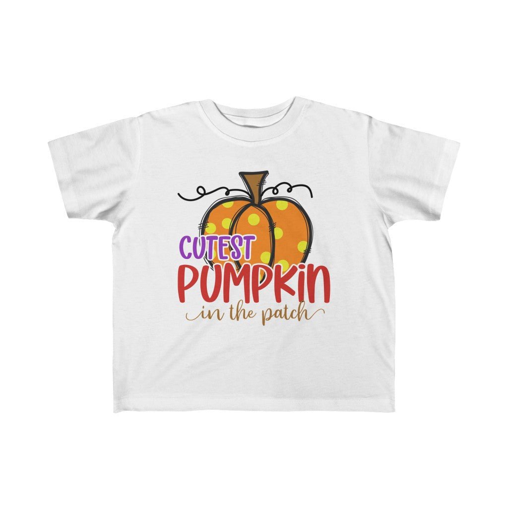 Kid's Cute Halloween Pumpkin Tee for Toddlers - I Love Heartstrings