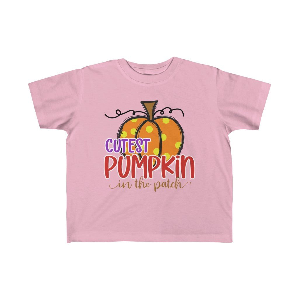 Kid's Cute Halloween Pumpkin Tee for Toddlers - I Love Heartstrings