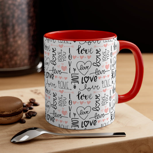 Love Mug Valentine Coffee Mug, 11oz - I Love Heartstrings