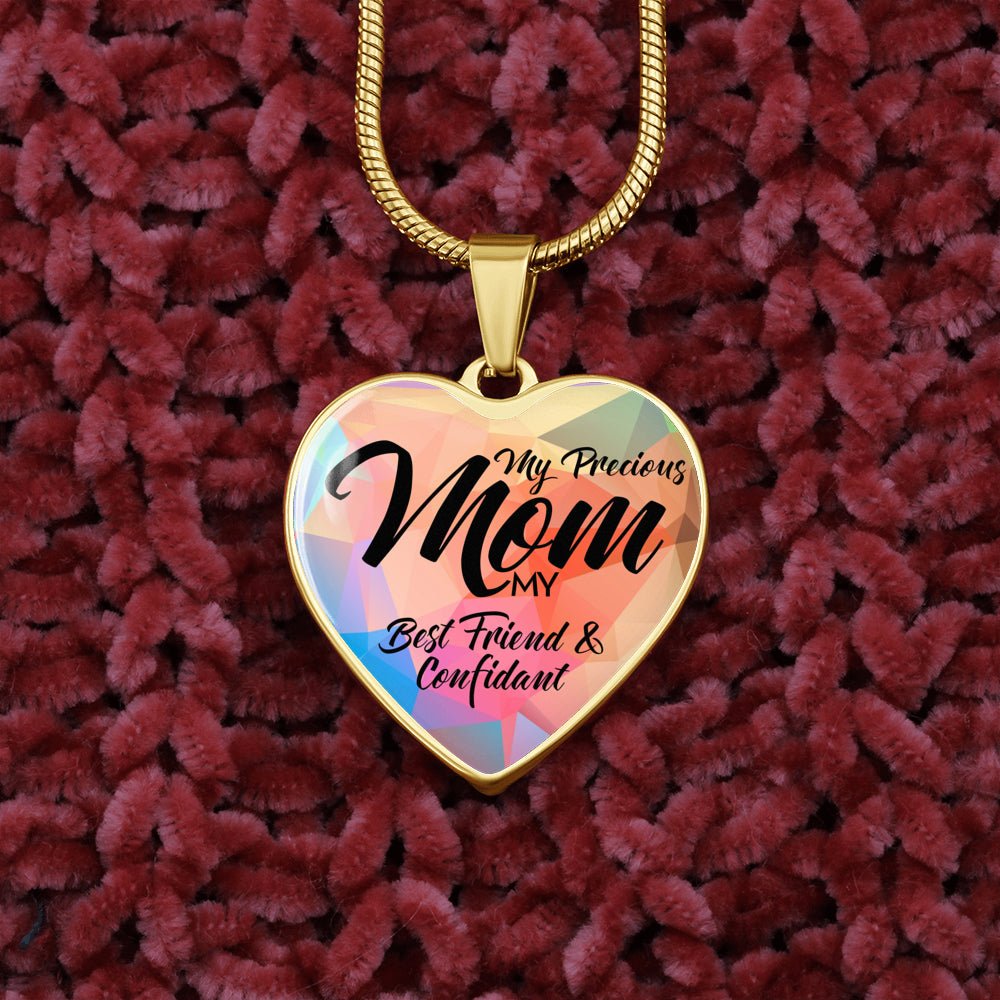 Mother & Daughter Personalized Heart Keepsake