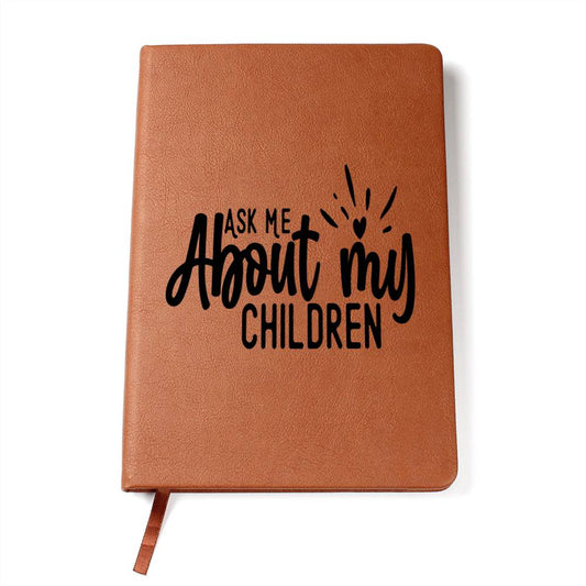 Mom Journal Ask Me About My Children Keepsake gift for Mom - I Love Heartstrings