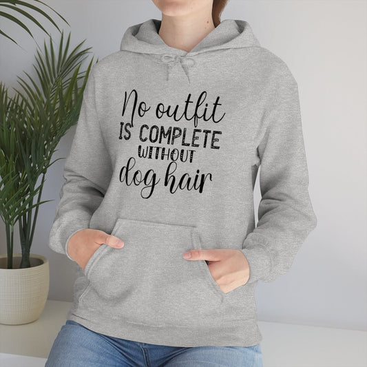 No Outfit is Complete without Dog Hair Dog Lover Unisex Heavy Blend™ Hooded Sweatshirt - I Love Heartstrings