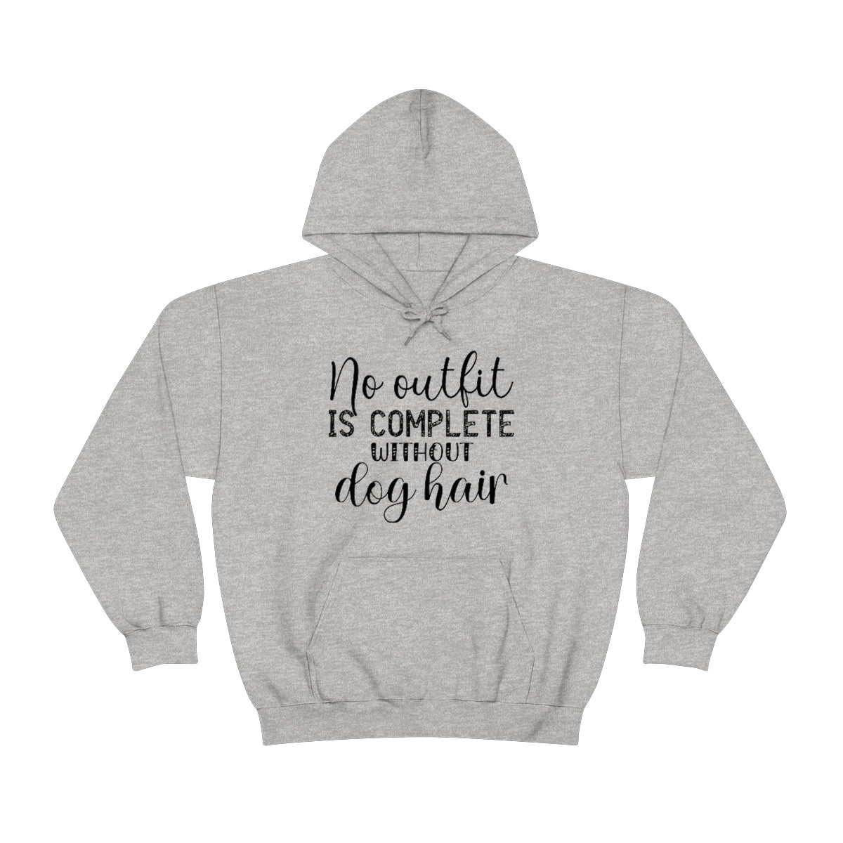 No Outfit is Complete without Dog Hair Dog Lover Unisex Heavy Blend™ Hooded Sweatshirt - I Love Heartstrings