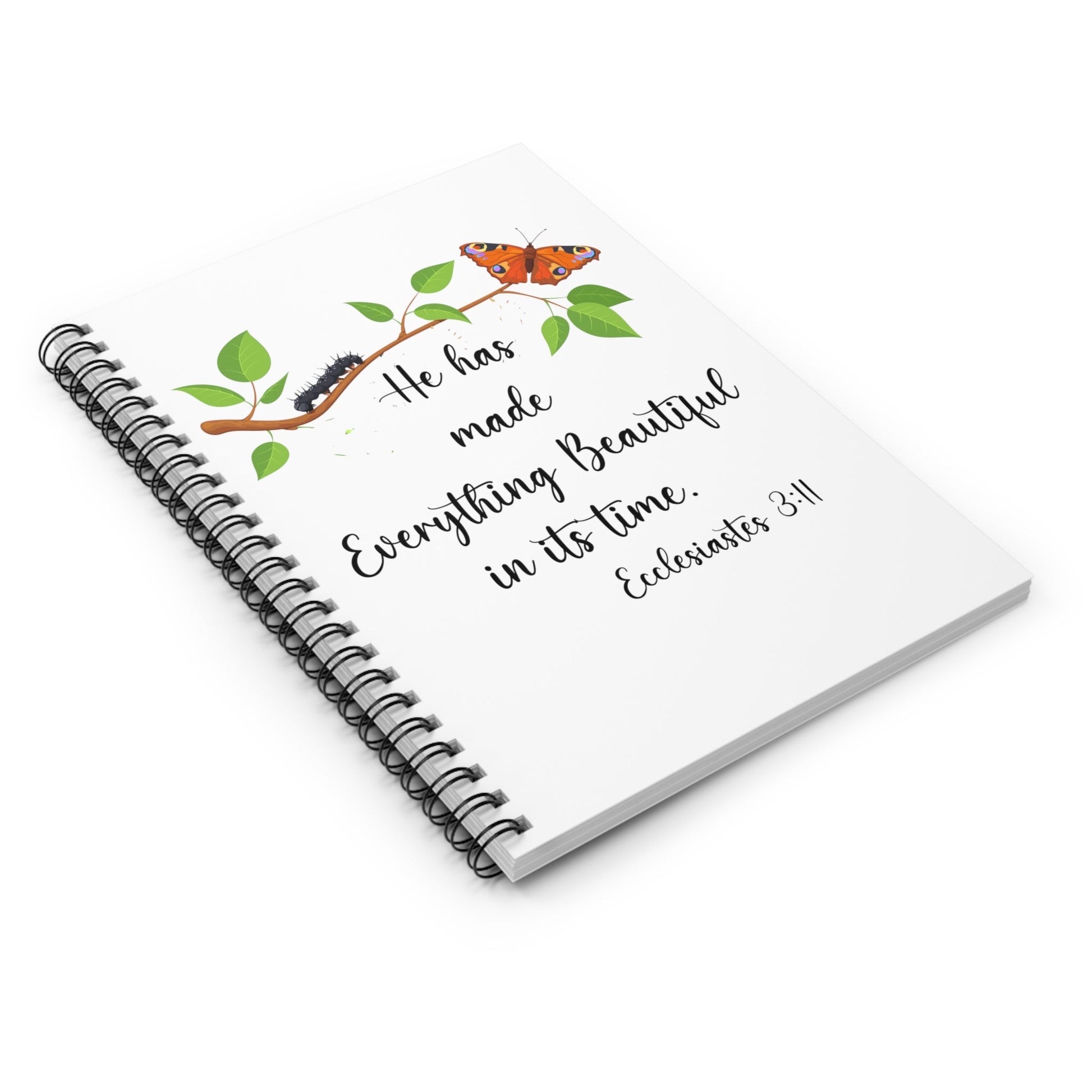 SPIRAL NOTEBOOK - RULED-LINED TEMPLATE - I Love Heartstrings